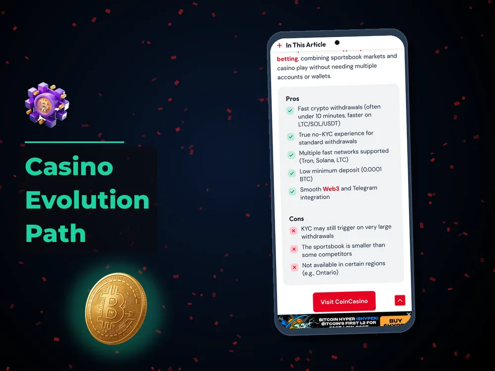 Сrypto Сasino Canada - Casino Evolution Path