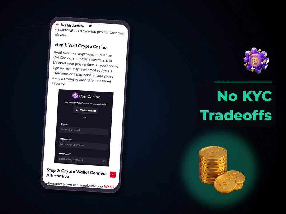 Сrypto Сasino Canada - No KYC Tradeoffs