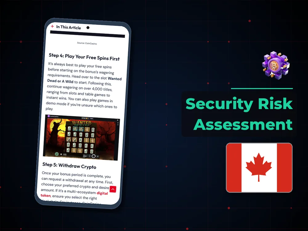 Сrypto Сasino Canada - Security Risk Assessment