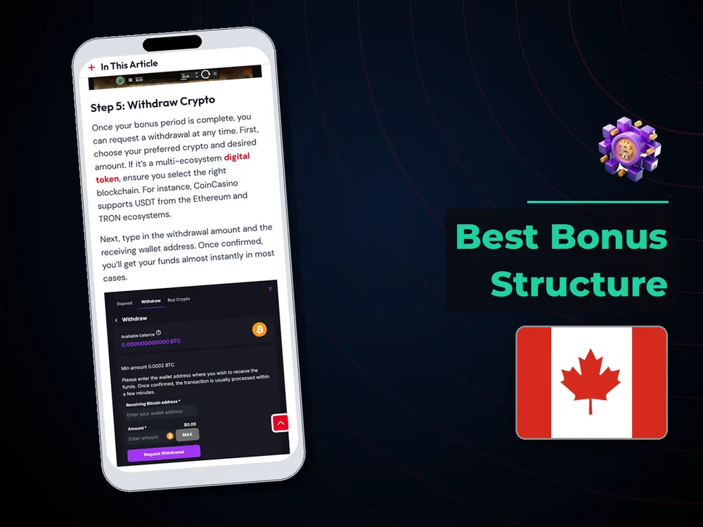 Сrypto Сasino Canada - Best Bonus Structure