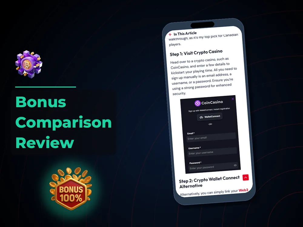 Сrypto Сasino Canada - Bonus Comparison Review